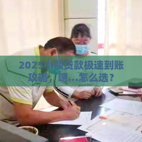 2025小额贷款极速到账攻略，嗯…怎么选？