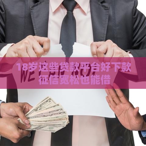 18岁这些贷款平台好下款 征信宽松也能借