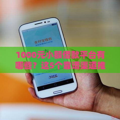 1000元小额借款平台有哪些？这5个靠谱渠道推荐