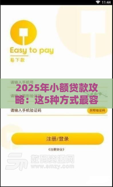 2025年小额贷款攻略：这5种方式最容易下款，急需用钱别错过！