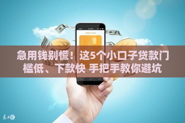 急用钱别慌！这5个小口子贷款门槛低、下款快 手把手教你避坑