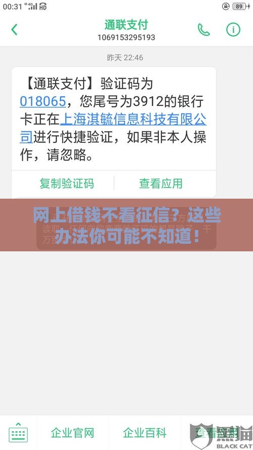 网上借钱不看征信？这些办法你可能不知道！