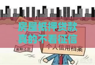 房屋抵押贷款真的不看征信？这些门道你必须懂！