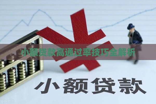 小额贷款高通过率技巧全解析