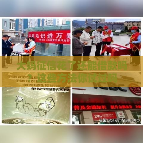 大妈征信花了还能借款吗？这些方法你试过吗
