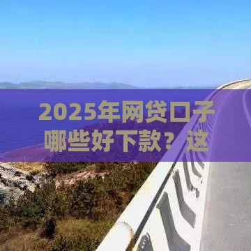 2025年网贷口子哪些好下款？这5招助你轻松过审不踩坑