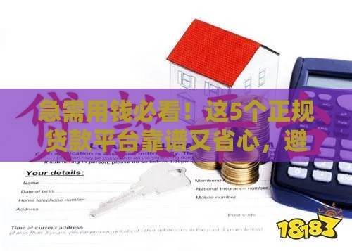 急需用钱必看！这5个正规贷款平台靠谱又省心，避坑指南快收藏