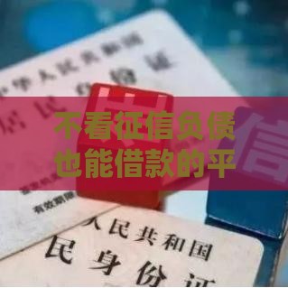 不看征信负债也能借款的平台真靠谱吗？
