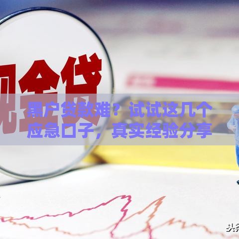 黑户贷款难？试试这几个应急口子，真实经验分享！