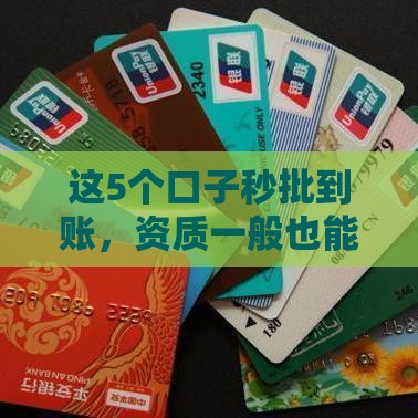 这5个口子秒批到账，资质一般也能下款