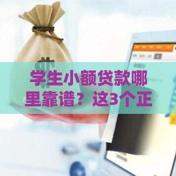 学生小额贷款哪里靠谱？这3个正规渠道最安全！