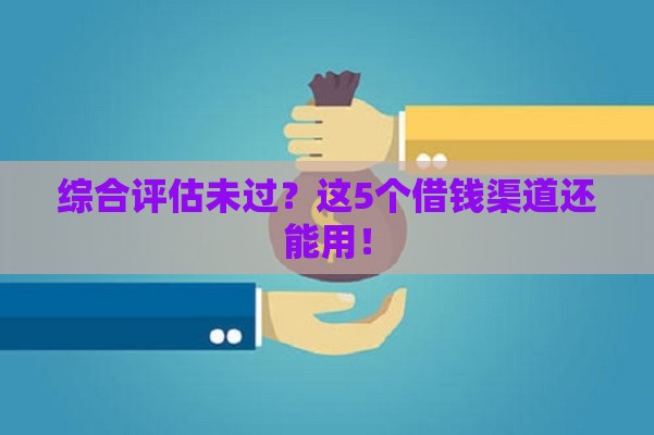 综合评估未过？这5个借钱渠道还能用！