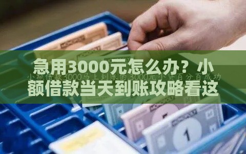 急用3000元怎么办？小额借款当天到账攻略看这里！