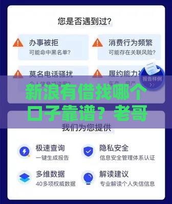 新浪有借找哪个口子靠谱？老哥实测教你避开套路贷！