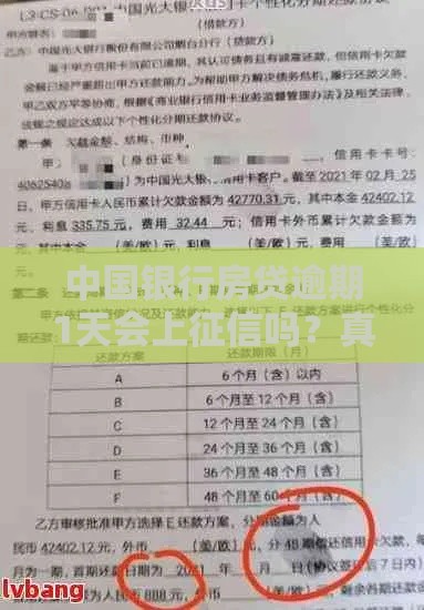 中国银行房贷逾期1天会上征信吗？真实情况揭秘，这些细节别忽略！