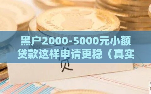 黑户2000-5000元小额贷款这样申请更稳（真实经验分享）