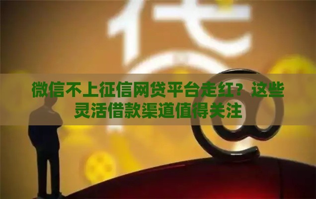 微信不上征信网贷平台走红？这些灵活借款渠道值得关注