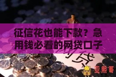 征信花也能下款？急用钱必看的网贷口子深度解析