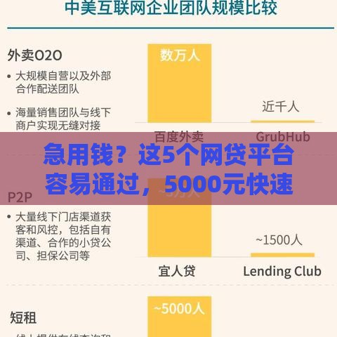 急用钱？这5个网贷平台容易通过，5000元快速到账！