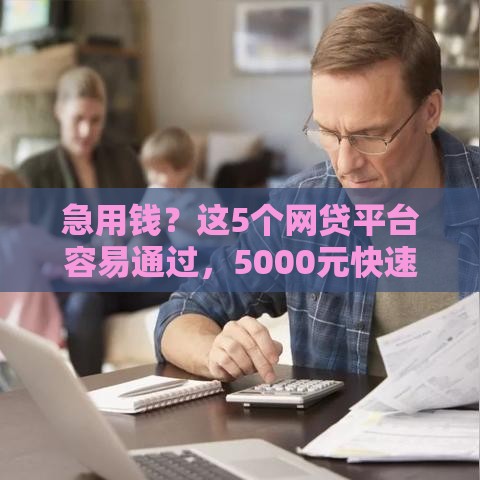急用钱？这5个网贷平台容易通过，5000元快速到账！