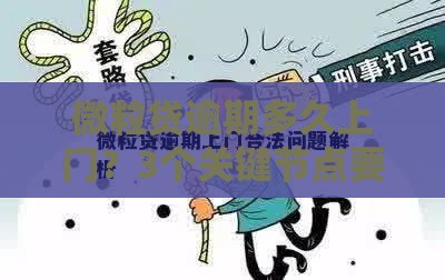 微粒贷逾期多久上门？3个关键节点要牢记！