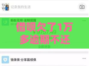 借呗欠了1万多逾期不还会怎样？这5大后果你必须知道