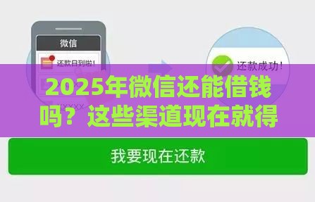 2025年微信还能借钱吗？这些渠道现在就得知道！