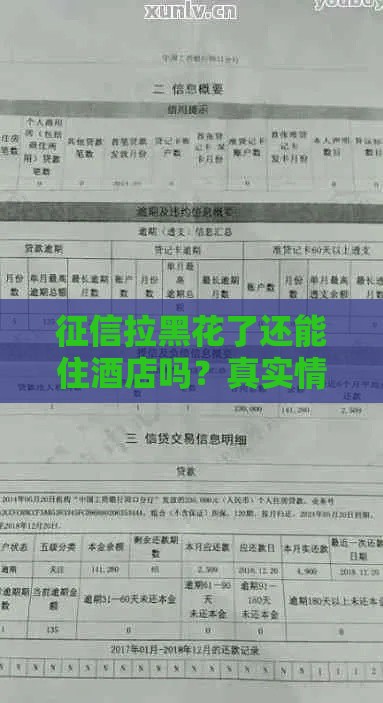 征信拉黑花了还能住酒店吗？真实情况揭秘！
