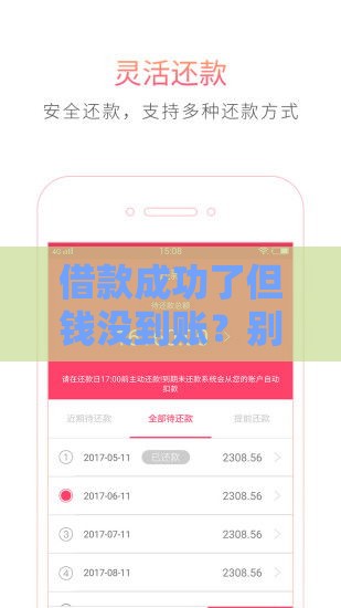 借款成功了但钱没到账？别慌！这5招教你快速解决