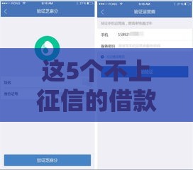 这5个不上征信的借款口子下款快