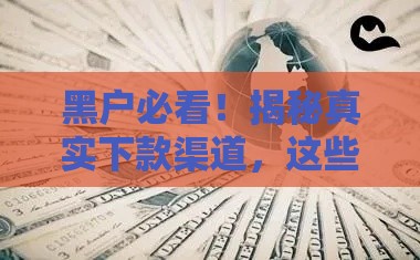 黑户必看！揭秘真实下款渠道，这些平台真的能救急？