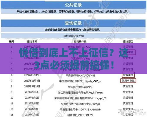 悦借到底上不上征信？这3点必须提前搞懂！