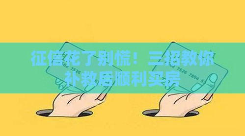 征信花了别慌！三招教你补救后顺利买房