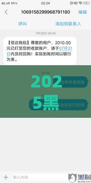 2025黑户还能下款吗？急用钱必看最新盘点！