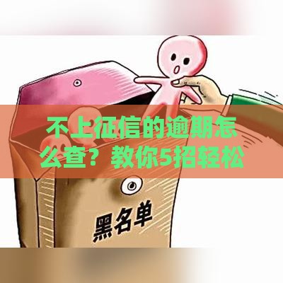不上征信的逾期怎么查？教你5招轻松应对