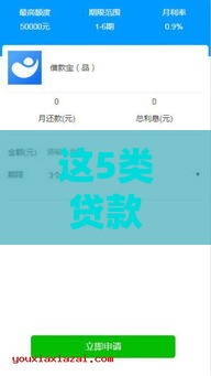 这5类贷款平台最容易放款