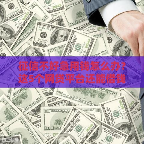 征信不好急用钱怎么办？这5个网贷平台还能借钱！