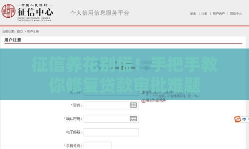 征信养花别慌！手把手教你修复贷款审批难题