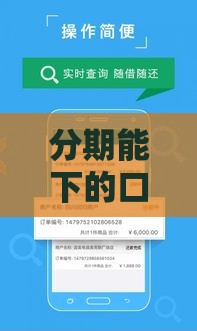 分期能下的口子有哪些？5个通过率高平台实测推荐