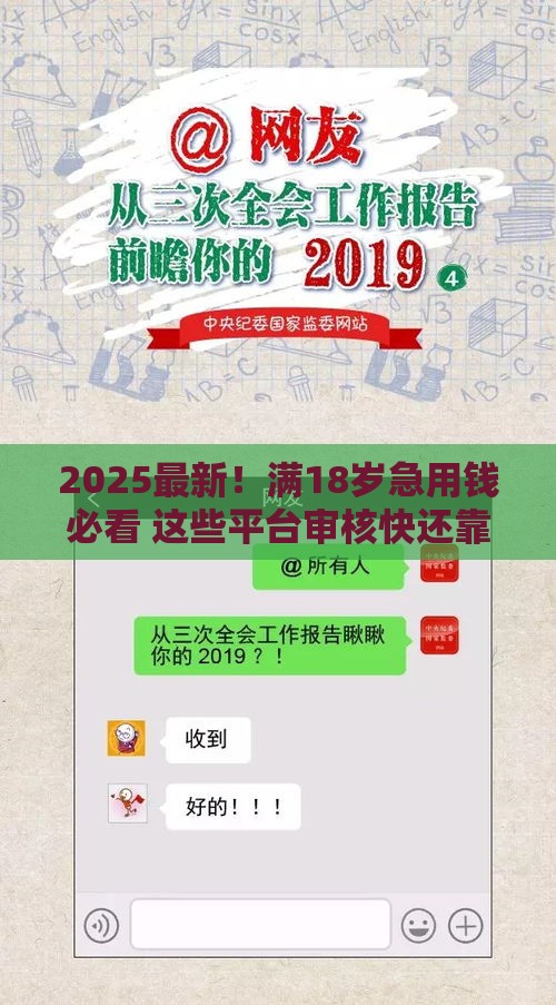 2025最新！满18岁急用钱必看 这些平台审核快还靠谱