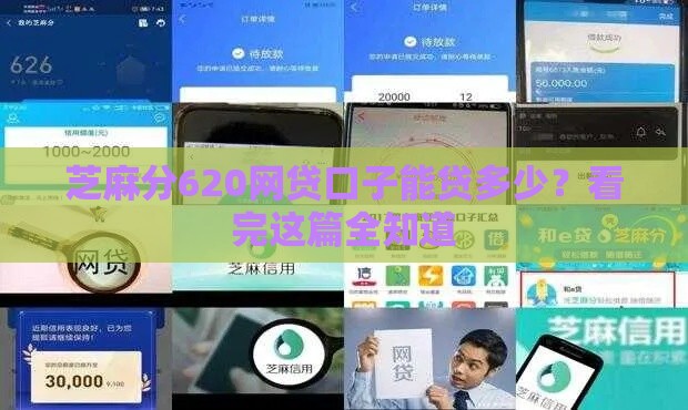 芝麻分620网贷口子能贷多少？看完这篇全知道