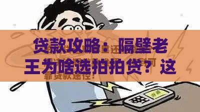 贷款攻略：隔壁老王为啥选拍拍贷？这些技巧你也得试试！