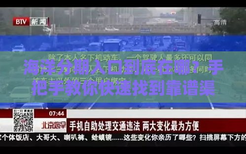 海洋分期入口到底在哪？手把手教你快速找到靠谱渠道！