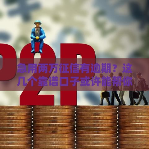 急用两万征信有逾期？这几个靠谱口子或许能帮你！