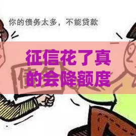 征信花了真的会降额度？贷款额度被降的真相，这些补救方法必看！