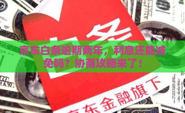 京东白条逾期两年，利息还能减免吗？协商攻略来了！