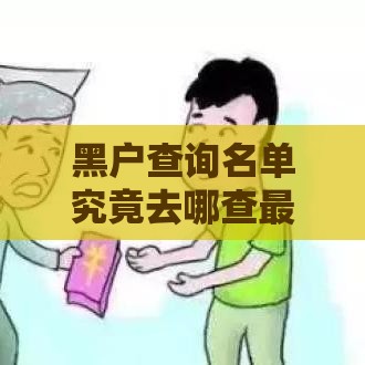 黑户查询名单究竟去哪查最靠谱？