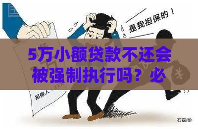 5万小额贷款不还会被强制执行吗？必看避坑干货