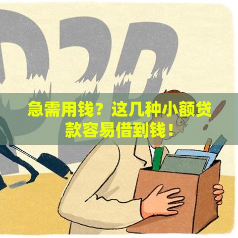 急需用钱？这几种小额贷款容易借到钱！