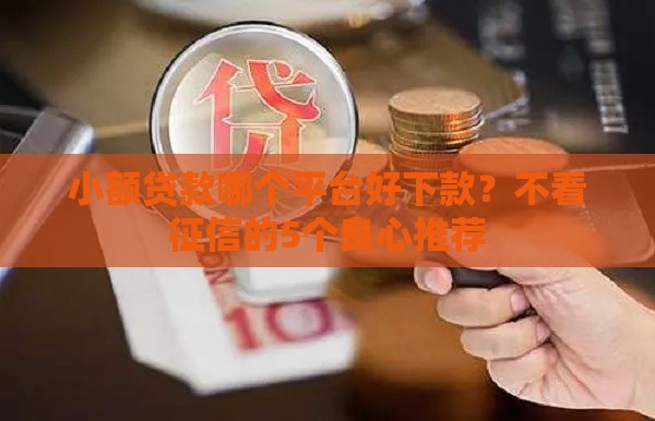 小额贷款哪个平台好下款？不看征信的5个良心推荐